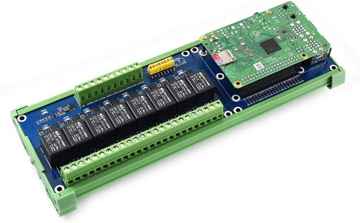 Waveshare Raspberry Pi Expansion Board 8-Channel Relays Loads up to 5A 250V AC or 5A 30V DC for Pi A