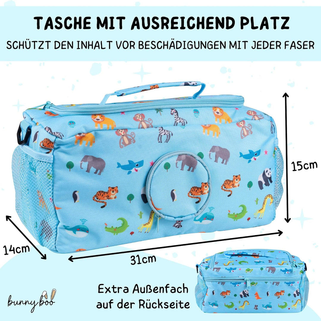 bunnyboo Toniebox Tasche für 30 Hörfiguren - Ideale Tonie Aufbewahrung - Tonie Tasche XXL - Ausreich