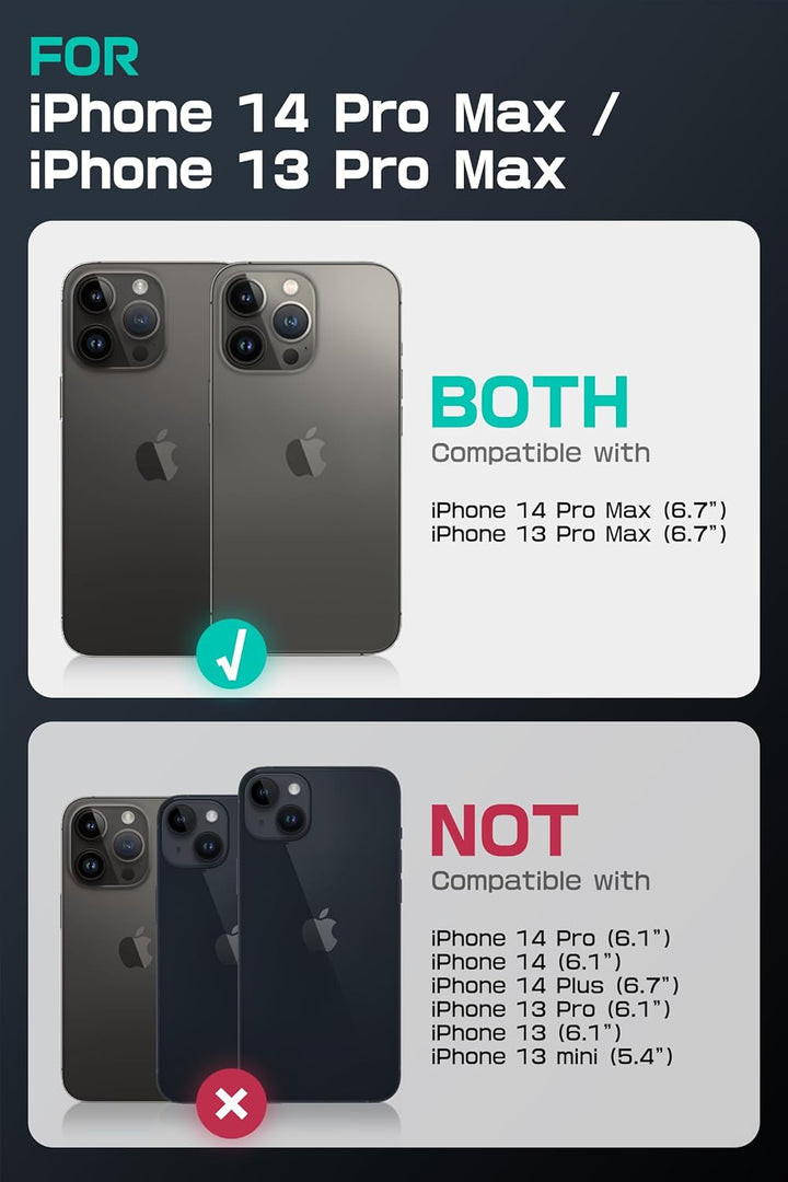 SUPCASE für iPhone 14 Pro Max/iPhone 13 Pro Max Hülle mit Kameraschutz [Kompatibel mit MagSafe] Dünn