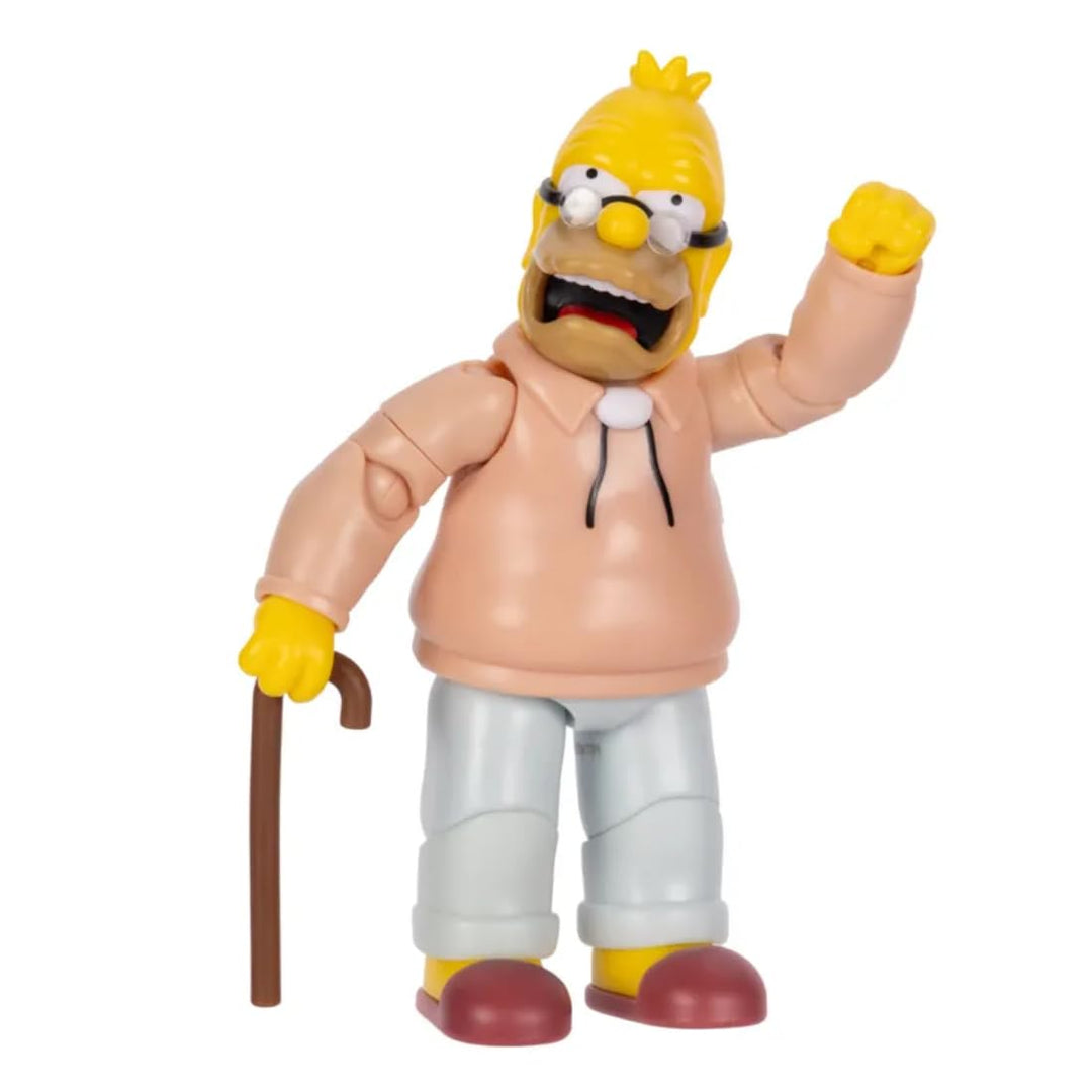 The Simpsons Grampa Simpson mit Gehstock, 12,7 cm
