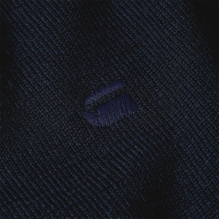 G-STAR Herren Premium core r Knit XS Blau (Salute D27686-b692-c742), XS Blau (Salute D27686-b692-c74