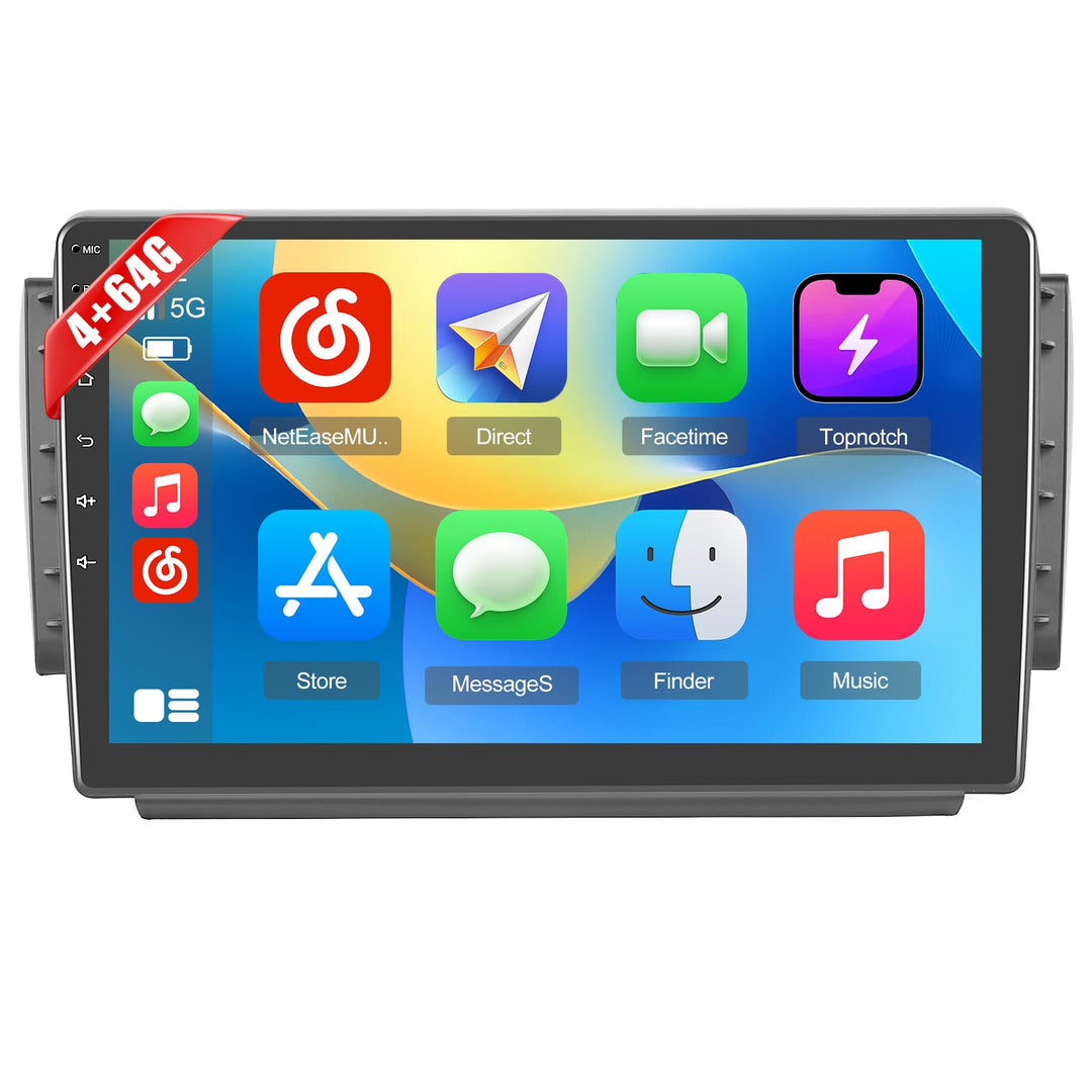 Hikity [4+64G] Android 15 Autoradio für Peugeot 208/2008 2012-2018 Radio CarPlay Android Auto Wirele