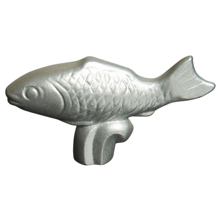 STAUB Knauf Fisch 8 x 4 x 2 cm, Edelstahl, für Cocottes, Bräter mit Durchmesser 18-41 cm, Silber, Fi