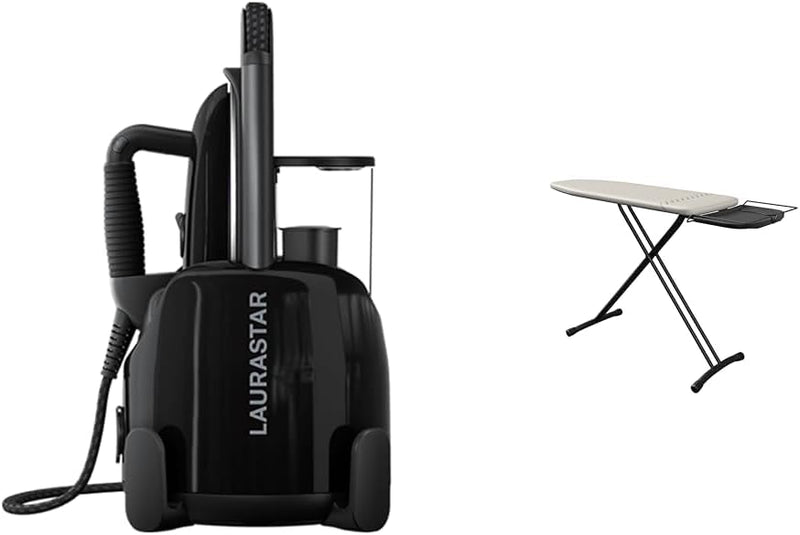 Laurastar Lift Plus Ultimate Black Dampfbügelstation & Bügelbrett Comfortboard Bundle mit Bügelbrett