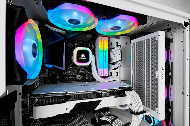 Corsair iCUE QL120 RGB, 120-mm-LED-PWM-Lüfter (für Desktop, 68 Einzeln Ansteuerbare, Schwindigkeiten