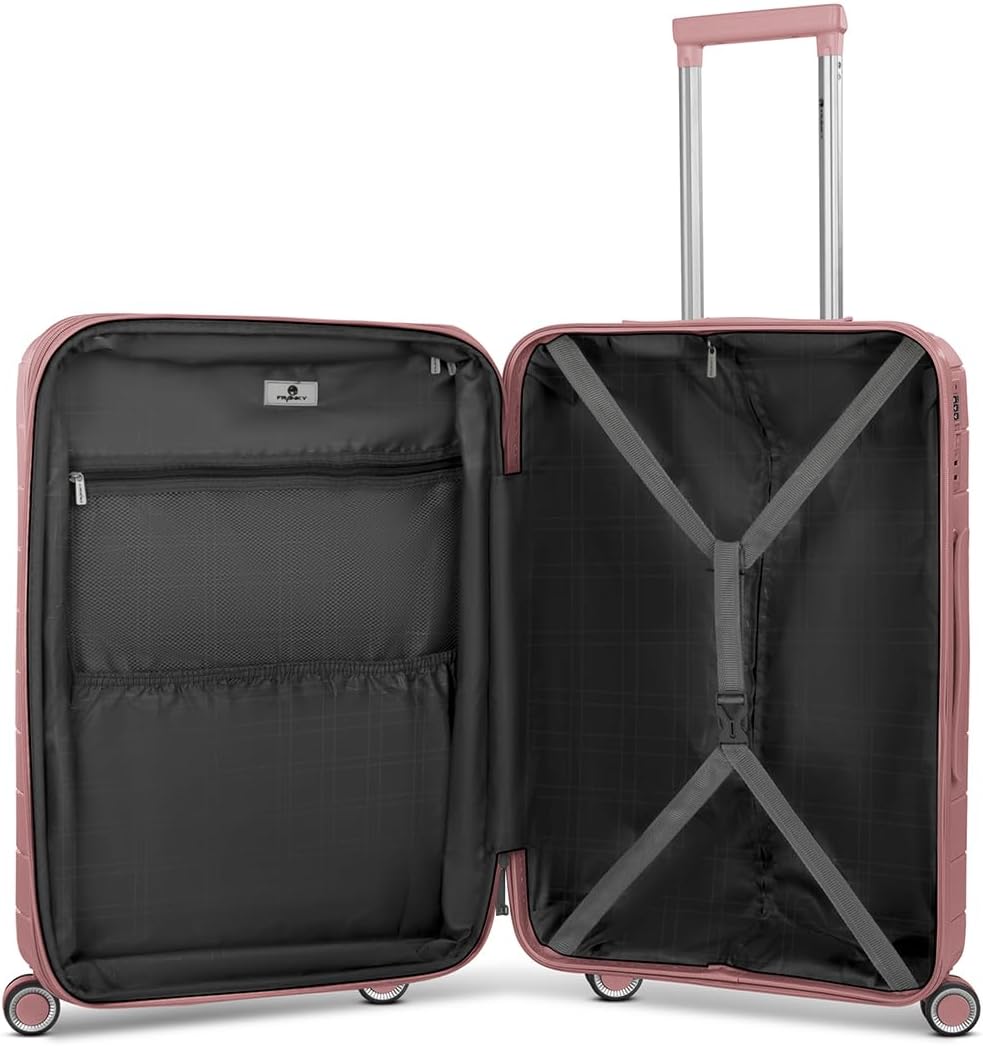 Franky Koffer-Set 3-teilig für Damen und Herren | Reise-Trolleys 49 x 28 x 74 cm aus hochwertigem, l