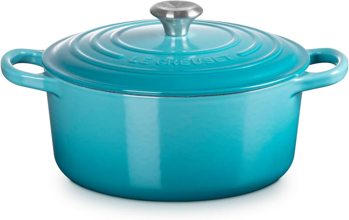 Le Creuset Signature Gusseisen-Bräter mit Deckel, Ø 22 cm, Rund, Für alle Herdarten und Induktion ge