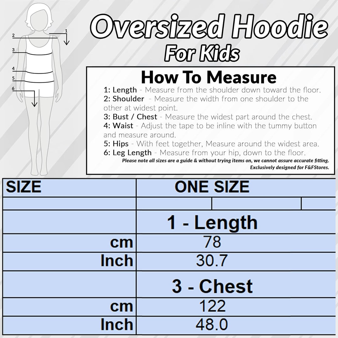 Disney Stitch Kapuzenpullover Mädchen, Übergrosse Hoodie Decke Kinder mit Sherpa-Kapuze und Kängurut
