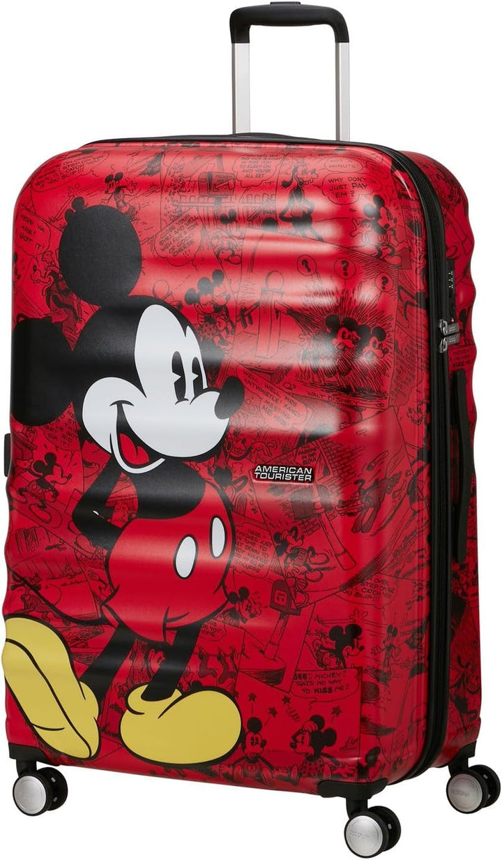 American Tourister Wavebreaker Disney FL - Spinner L, Koffer, 77 cm, 96 L, Mehrfarbig (Mickey Comics