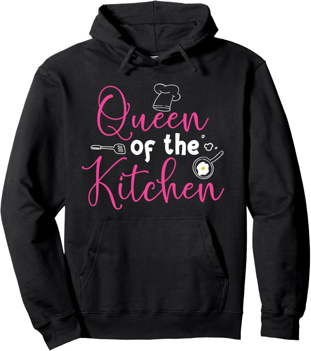 Kochen Königin Küche lustiges Geschenk für Chefkoch kulinari Pullover Hoodie
