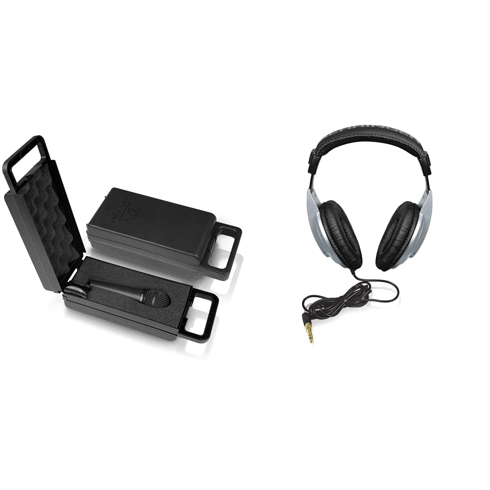 Behringer Ultravoice XM8500 Dynamisches Gesangsmikrofon mit Nierencharakteristik & Headphones HPM100