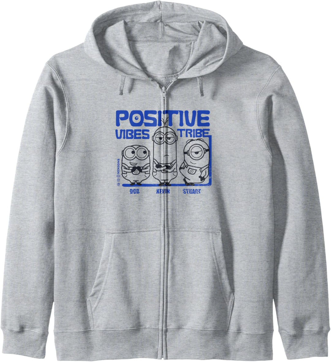 Minions Positive Vibe Tribe Height Graph Kapuzenjacke