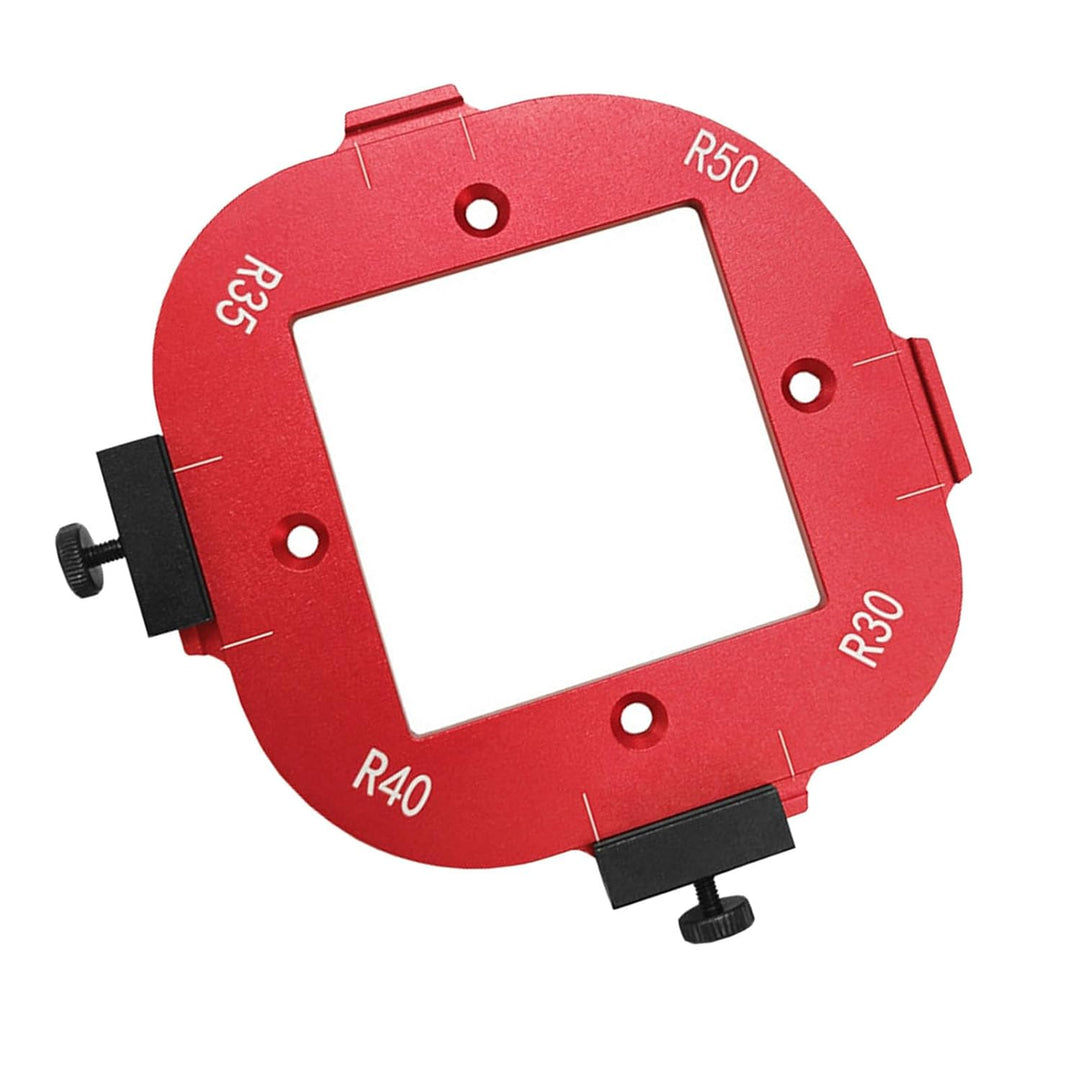 Eckradius-Schablone, 4-in-1, Rund, R30/R35/R40/R45, Tragbare, Abgerundete R-Winkel-Bogenschablone fü