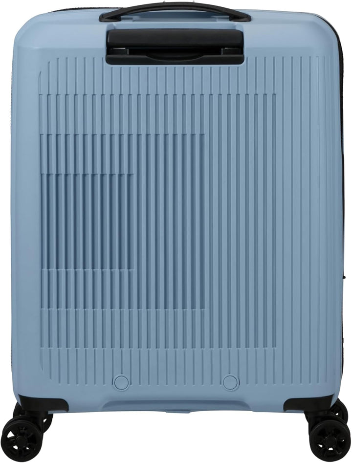 American Tourister Aerostep - Spinner S, Erweiterbarer Handgepäck, 55 cm, 36/40 L, Grau (Soho Grey)