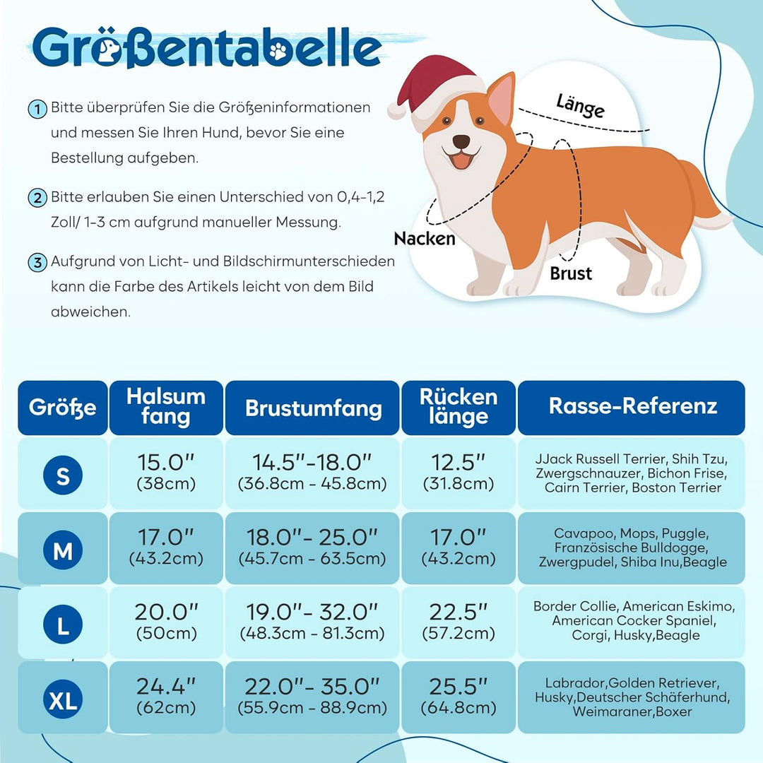 Weesiber Reflektierender wasserdichter Hunde-Regenmantel – verstellbare Haustierjacke, leichter Hund