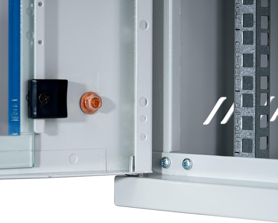 Netzwerkschrank I Serverschrank 19 Zoll I 400 mm Tiefe I Wandmontage 543 x 400 x 469 mm I unmontiert