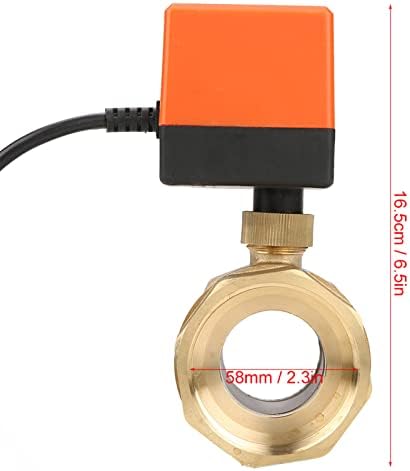 AC 220V G2 DN50 2 Wege 3-Draht 2-Punkt Steuerung Messing elektrisch motorisierte Kugelhahn für Klima