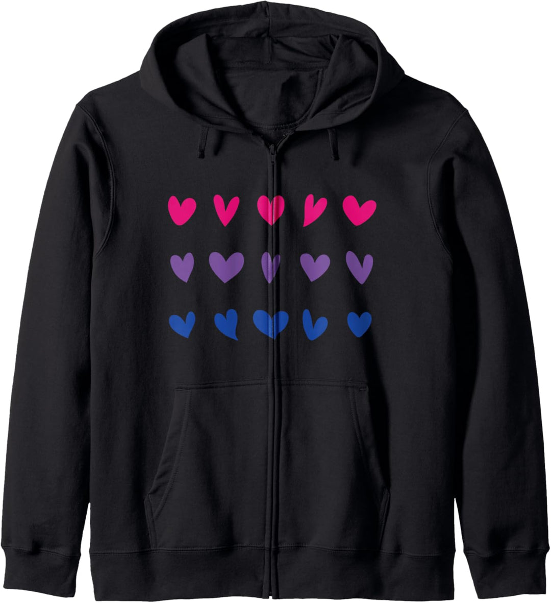 Bi Pride LGBTQ Ally Bisexual Pride Month Bi-Flagge Kapuzenjacke