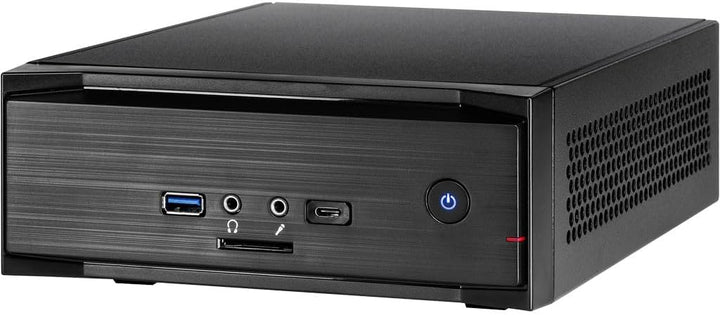 Inter-Tech ITX MW-01 II HTPC-Gehäuse, schwarz, ohne Netzteil