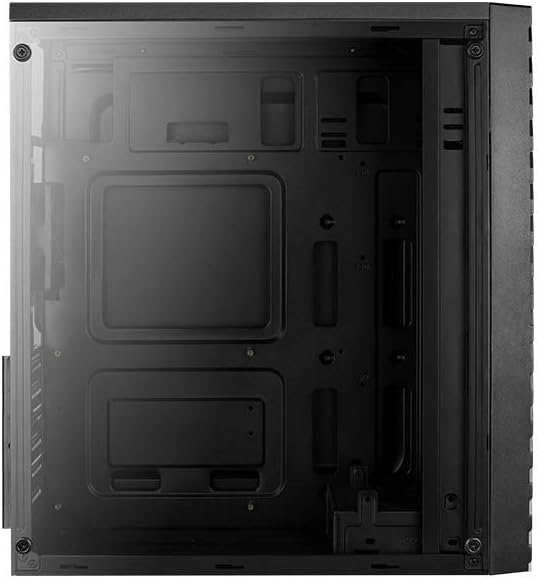 Aerocool Streak PC Gaming Case, Mid-Tower, ATX, RGB, 18 Lighting modes, Full Window, Ideal for First