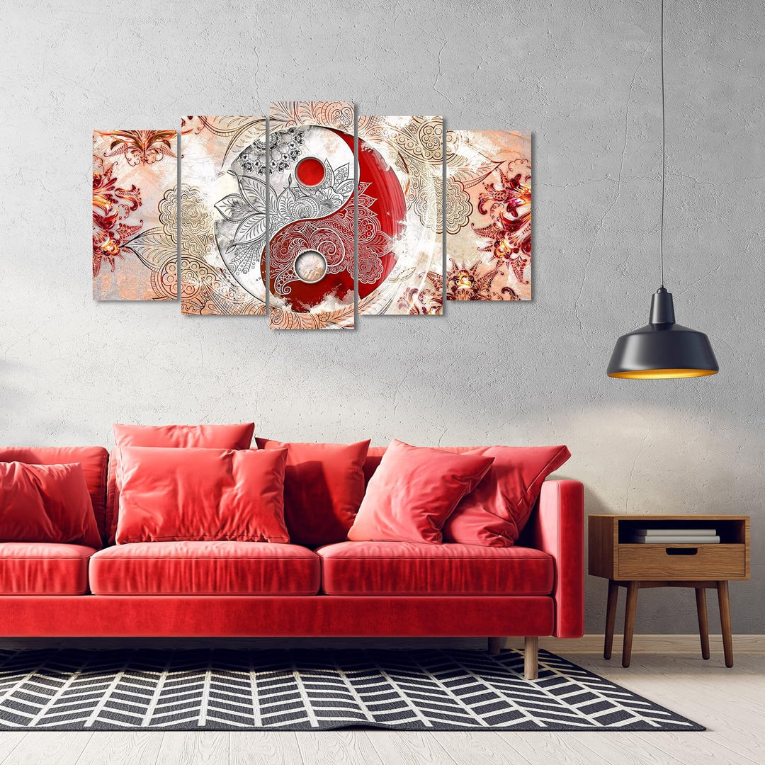 DekoArte 509 - Modernes Bild, digitalisierter Kunstdruck | Dekoratives Bild für den Salon oder das S