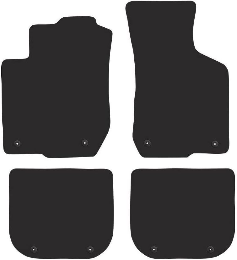 MOTOS Premium Velours-Fussmatten passend für Audi A3 8L 1996-2003 - Premium, Matt, Blau fussmatten A