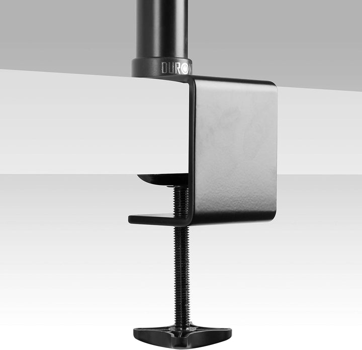 Duronic DM35POLE BK 61 cm Stange | Erweiterung für Monitorhalterung | Grosse Tischklemme mit Einer K