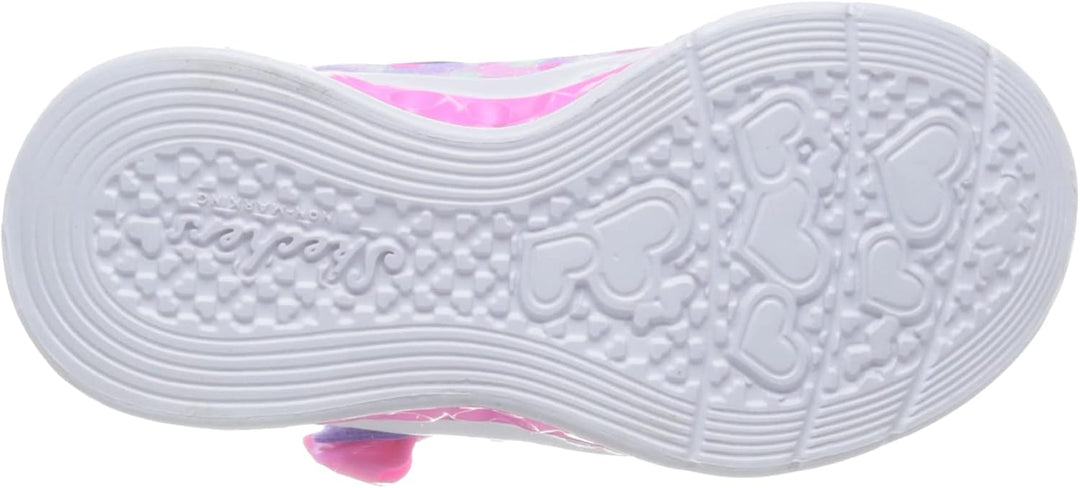 Skechers Mädchen Twinkle Sparks Ice DreamsicleSneaker 24 EU Lavender Textile Hot Pink Trim, 24 EU La