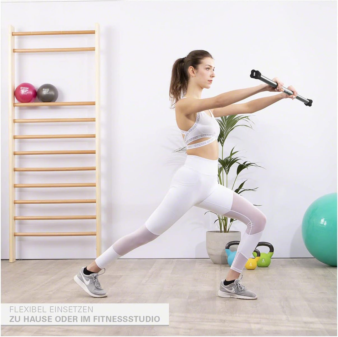 Sport-Tec Gewichtsstange, Hantelstange, Langhantel, Gewichtsstab, Aufbewahrungsständer J - 10 kg - s
