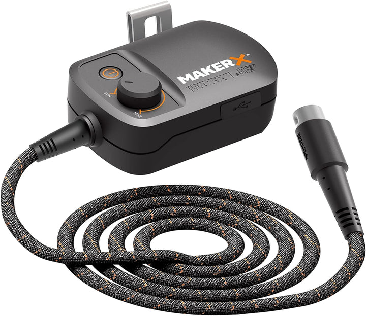 WORX MakerX HubX-Adapter 18V(20V MAX) WA7161 mit Gürtelclip，PowerShare, Variable Drehzahlregelung, U