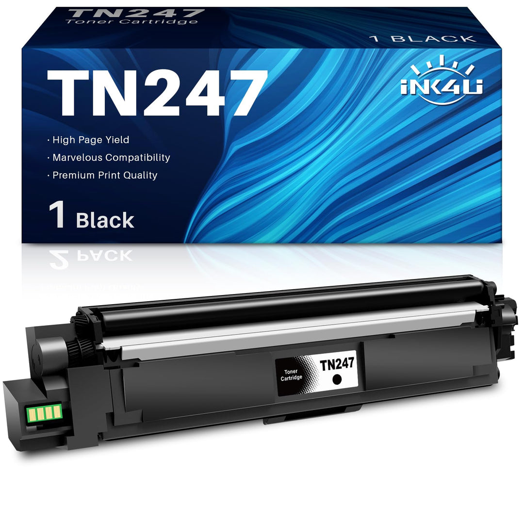 INK4U TN247 Toner DR-243CL Trommel Kompatibel für Brother DR243CL Trommel TN247 Toner für MFC-L3750C