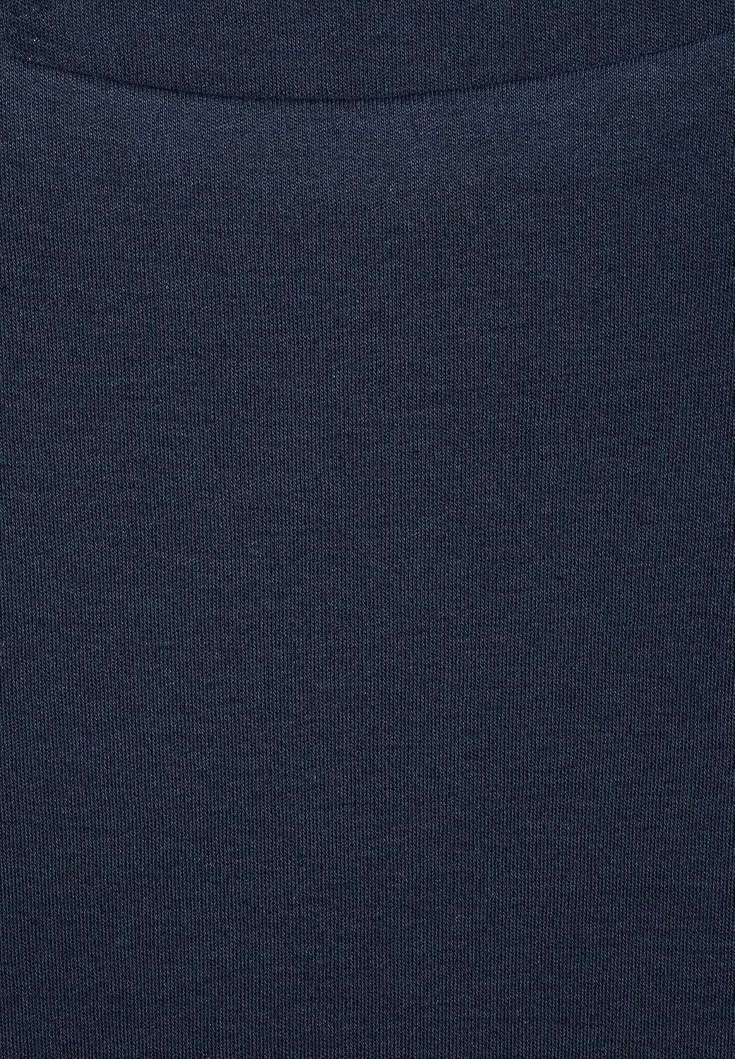 Damen Shirt in Unifarbe, 38 Deep Teal Blue