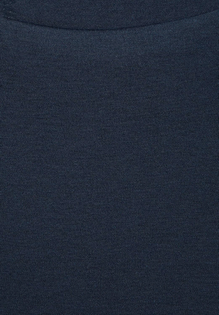 Damen Shirt in Unifarbe, 38 Deep Teal Blue