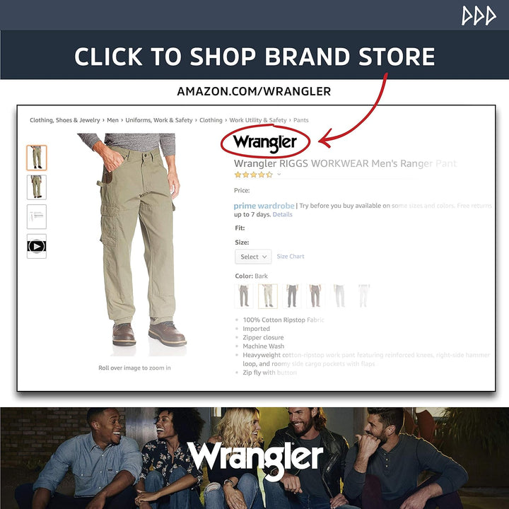 Wrangler, Riggs Herren-Arbeitshemd Logger aus Twill, langärmelig M Marineblau, M Marineblau
