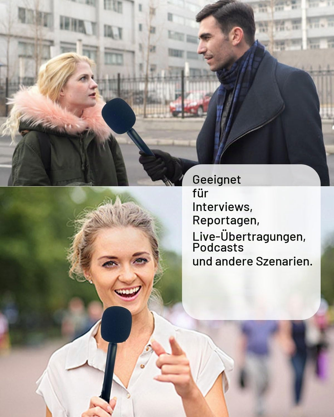 Mic Ständer Halter für DJI Mic Mini/1/2 für Rode Go/GO II für Hollyland Lark M2/A1, Interview Mikrof