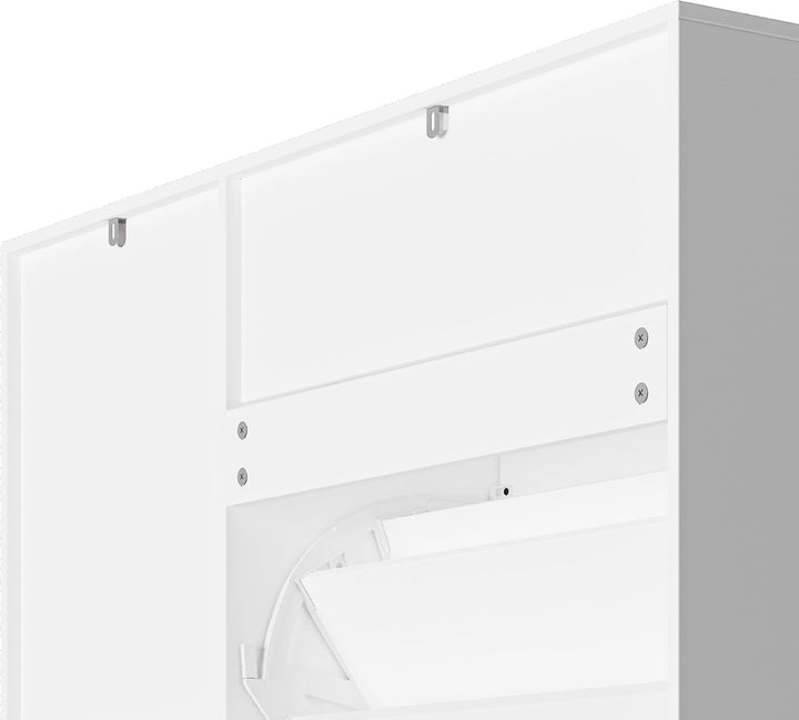 Xbro Schuhschrank mit Schublade, 2 Klappen und Tür, Schuhkipper Schmal, Schuhregal für 20–25 Paar Sc
