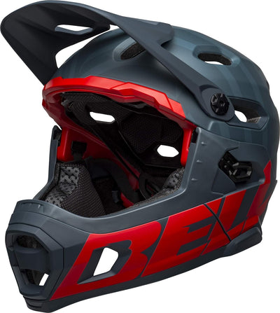 Bell Downhill MTB-Helm Super DH Spherical Prime Matte - Blue/Crimson Prime Matte Blue/Crimson L, Pri