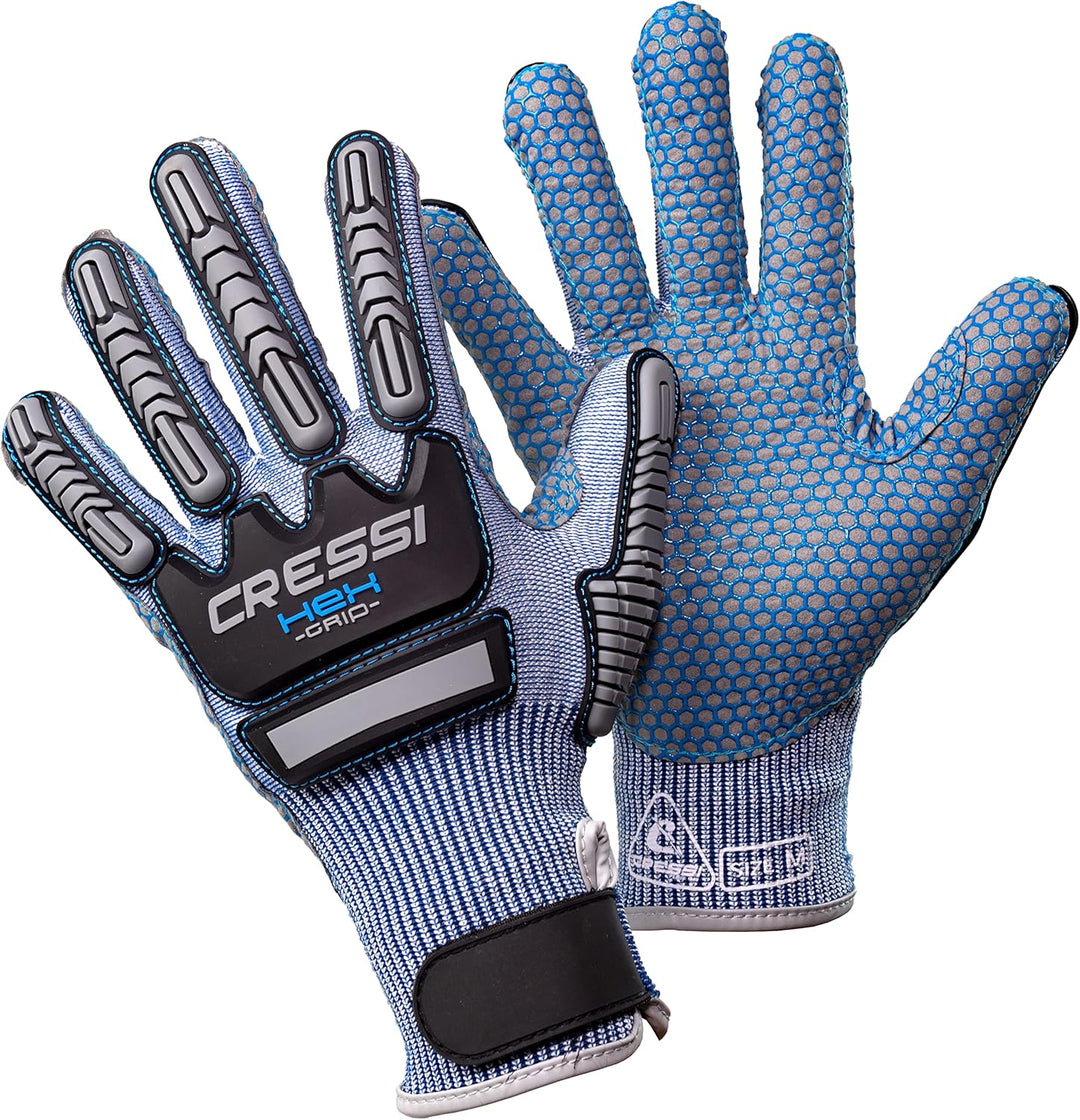 Cressi Unisex-Adult Hex Grip Gloves Tauchhandschuhe XS, XS