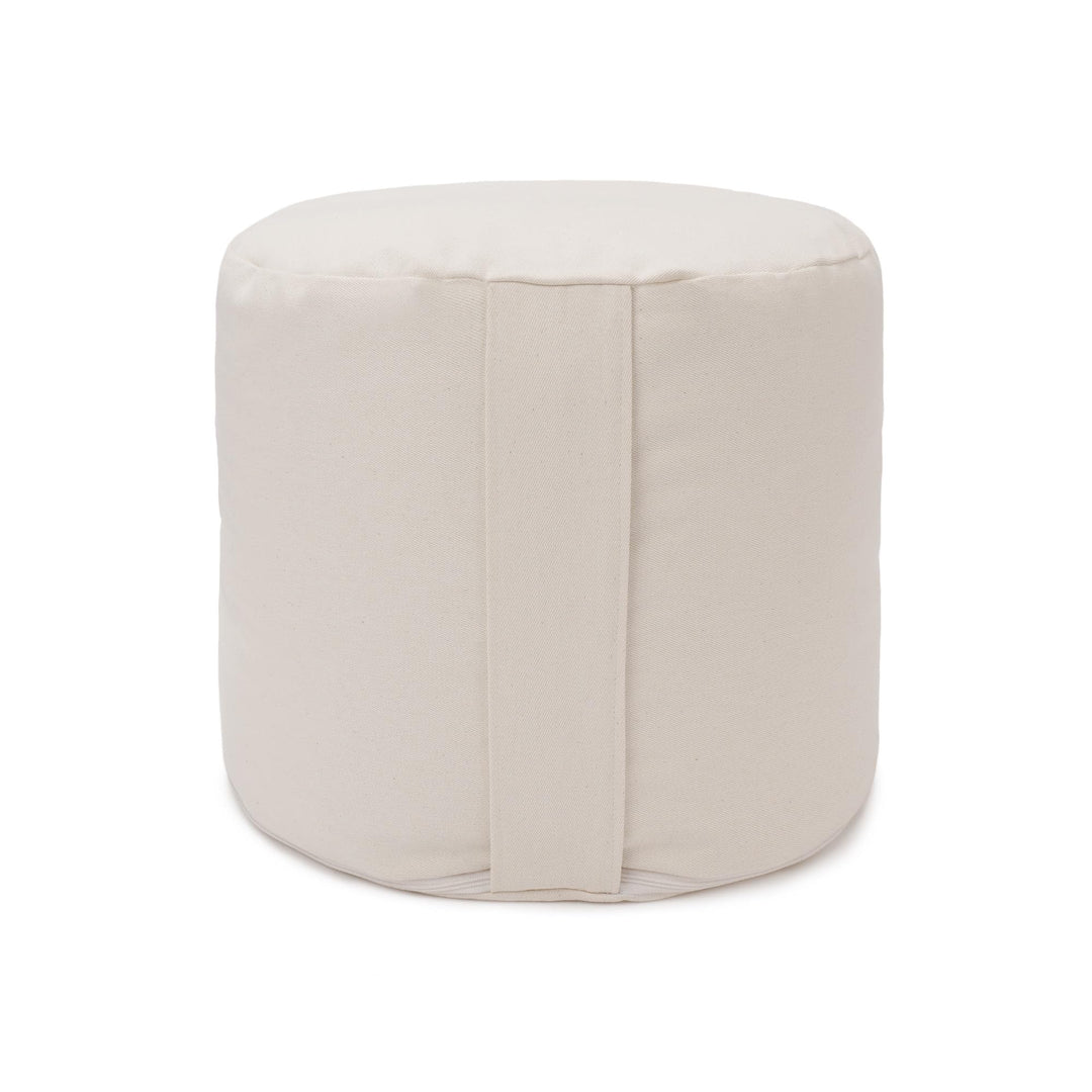 Yogabox Meditationskissen Glückssitz® Rondo Big D - regional hergestellt - Sitzhöhe: 28 cm natur, na
