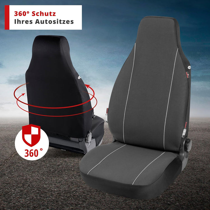 Walser Auto-Sitzbezug Modulo, Universaler Vordersitzbezug, Universal Auto-Schonbezug für Highbacksit