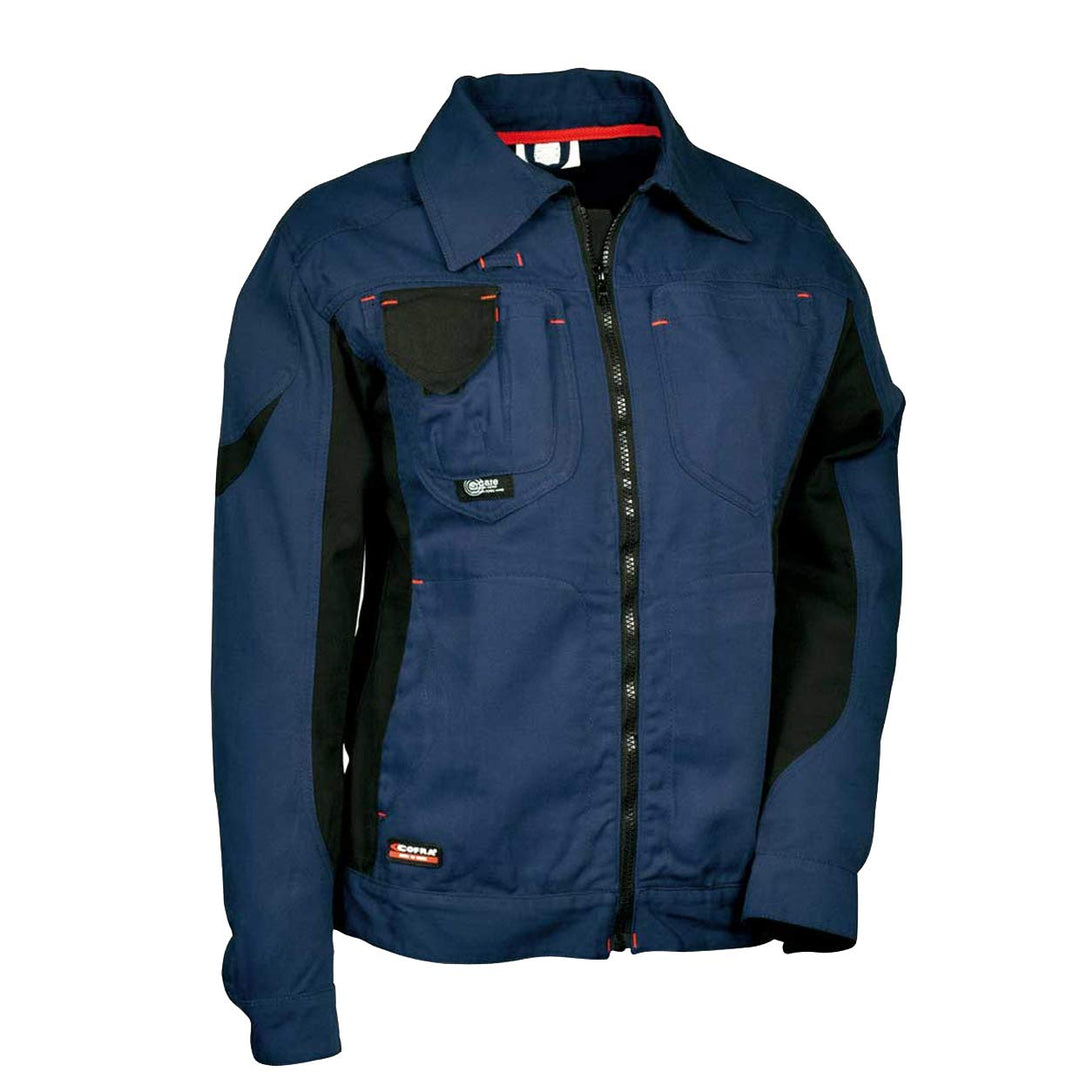 Cofra V420-0-02.Z54 Arbeitsjacke "Workwoman", marineblau/Schwarz, 54 Marineblau / Schwarz 54, Marine