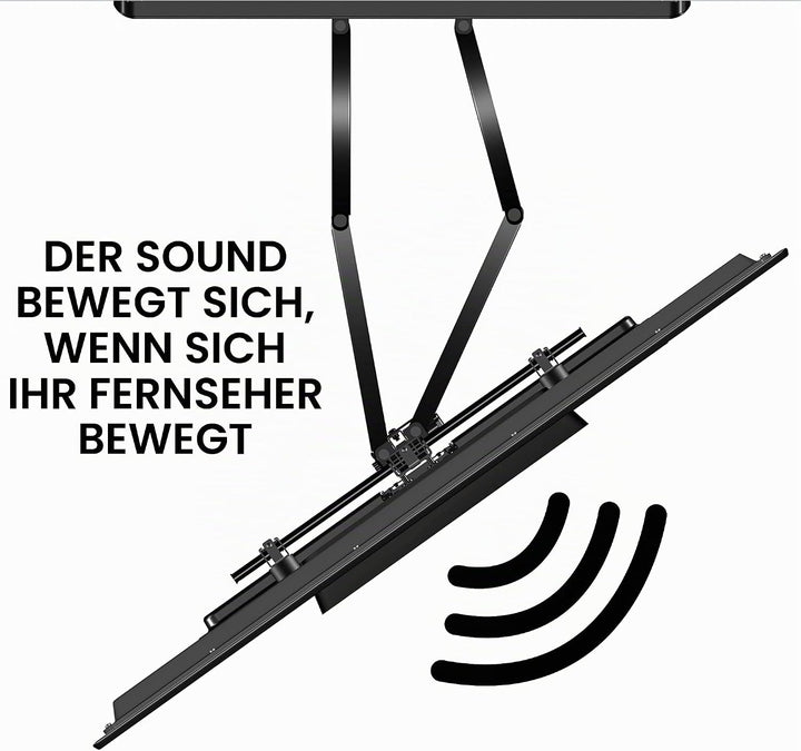 Sanus TV-Soundbar-Halterung, exklusiv kompatibel mit Sonos Ray TV-Soundbar – WSSAFM1-B2