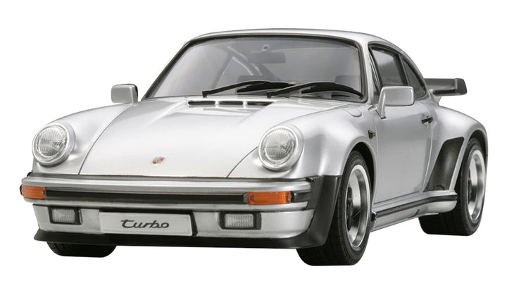 Tamiya 300024279 - 1:24 Porsche Turbo 1988 Strassenversion, Grau