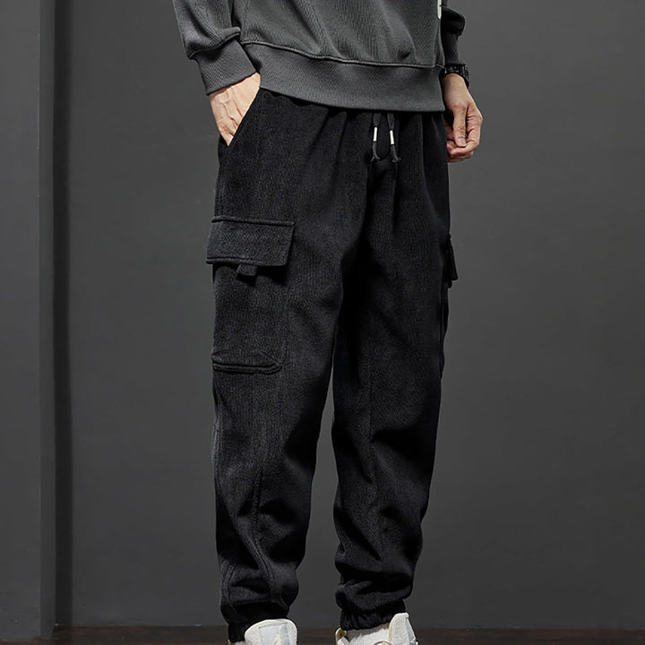 Generisch Winterhose Herren Outdoor, Cargo Hosen Herren Warm, Jogginghose Mit Bündchen Cargohose Vie