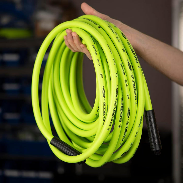 Legacy Flexzilla 3/8 by 50 Zilla grün Air Schlauch mit 1/4 Enden, HFZ3825YW2 3/8" (inches) x 25' (fe
