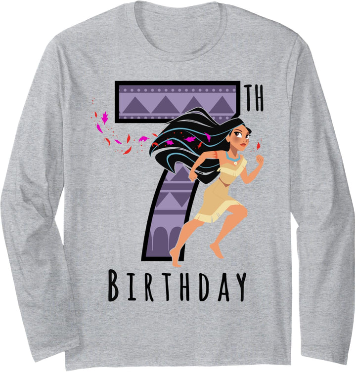 Disney Pocahontas Seventh Birthday Portrait Langarmshirt