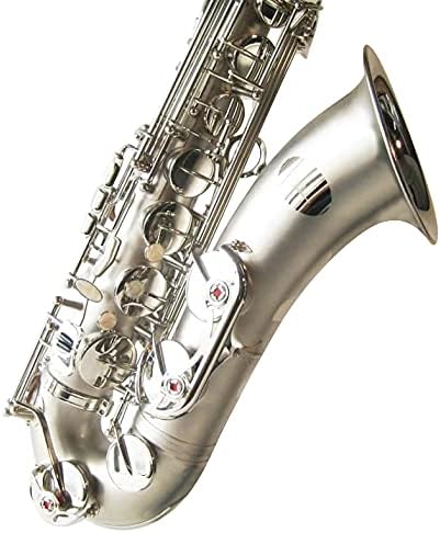 Original SYMPHONIE WESTERWALD Design Tenorsaxophon Tenor Saxophon, Matt Nickel, inkl. Luxus-Hartscha