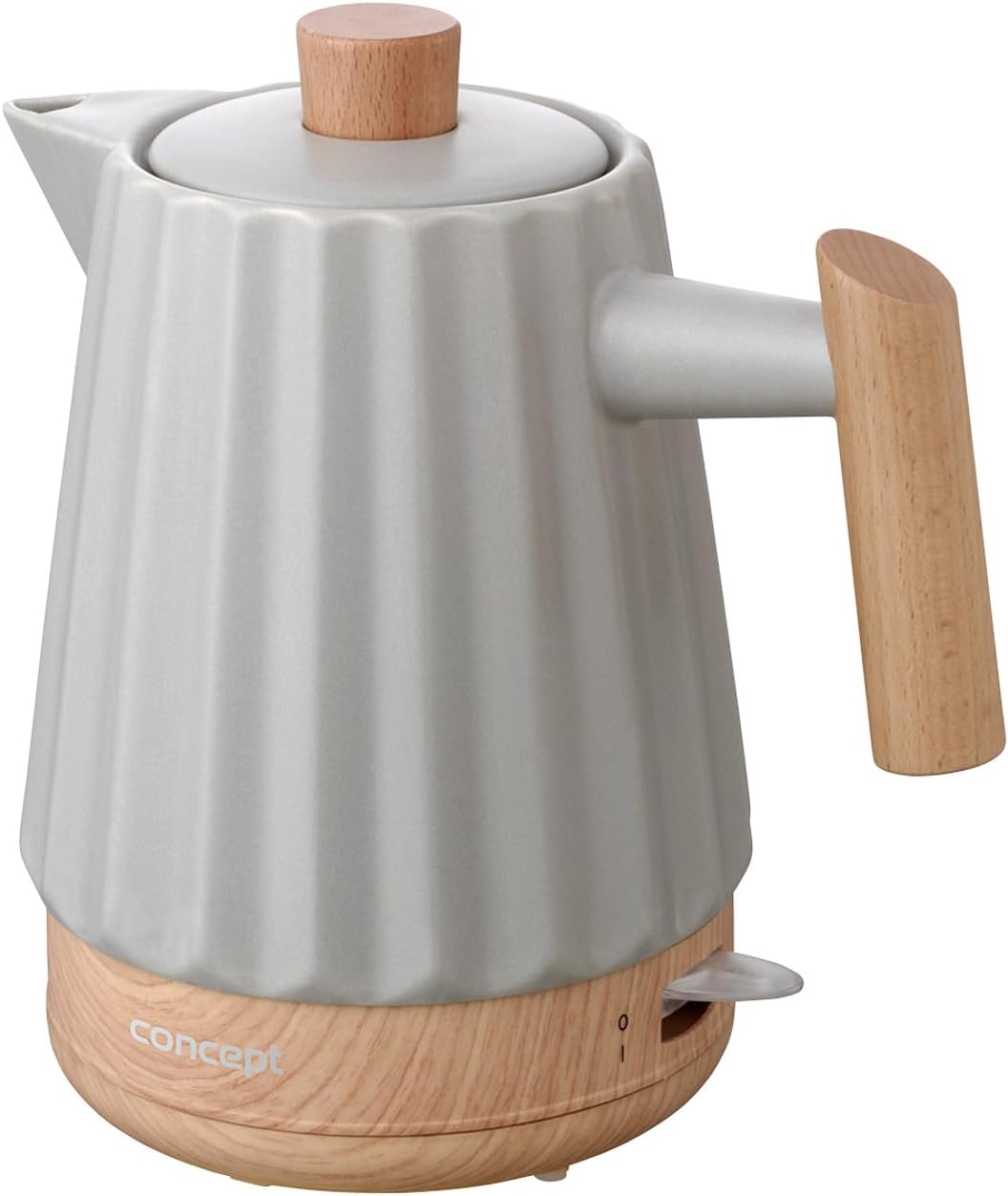 Concept RK0091 Ceramic water kettle 1,5 l, light grey, Hellgrau 1.5 Liter Hellgrau, 1.5 Liter Hellgr