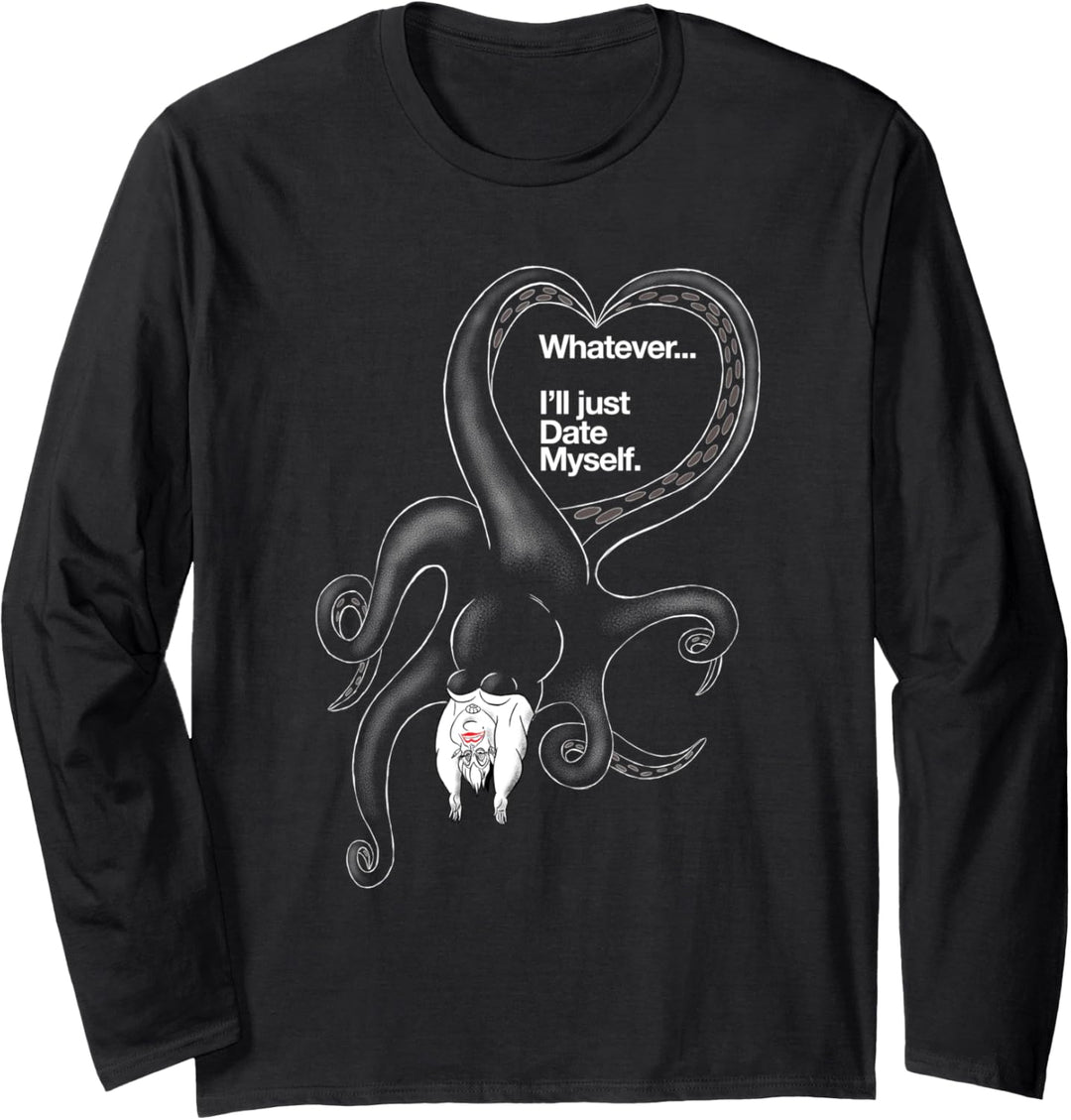 Disney Villains Ursula Heart Whatever I'll Just Date Myself Langarmshirt