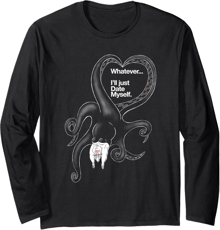 Disney Villains Ursula Heart Whatever I'll Just Date Myself Langarmshirt